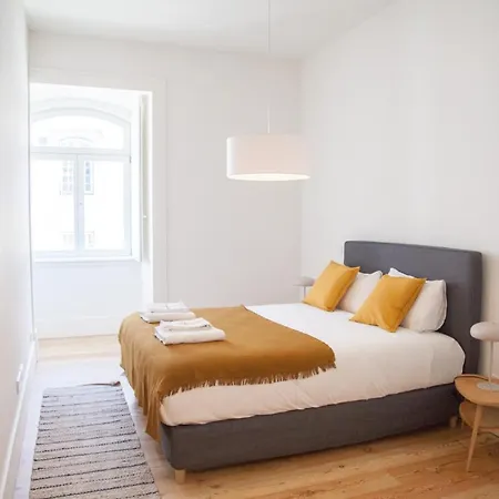 Flh Praca Comercio Wood Design Flat דירה ליסבון